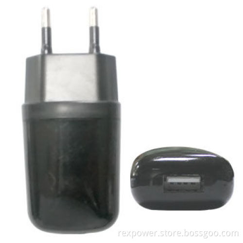 Charger for iPhone, 100V-240V AC Input Range, 5V DC-1A Output, Available Colors White and Black